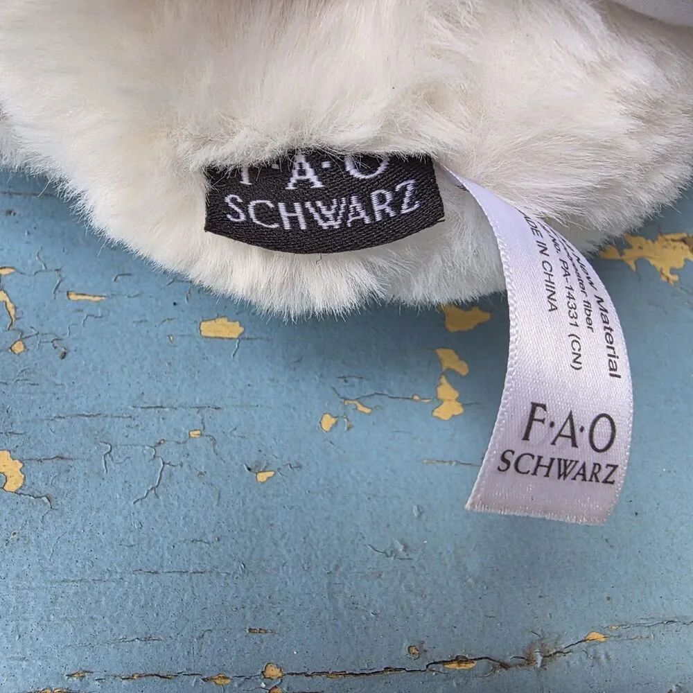 FAO Schwarz 160th Anniversary Teddy Bear Plush Gold Jacket Collectible-Limited